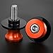Universal DUKE Spools M10 *1.25 + M10*1.5-2pcs 10mm Swing arm Sliders Spools for Duke 125 200 390 RC125 RC390 FZR 1000/600R/400 Z750 ER-6F ER-6N Versys 1000 (Orange)