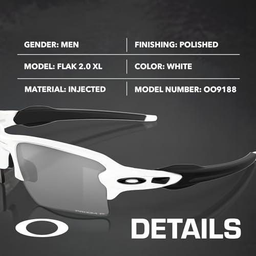 Image of Oakley FLAK 2.0 XL OO9188 Rectangle Sunglasses With Official Eyewear Kit | Men's & Women's Sunglasses