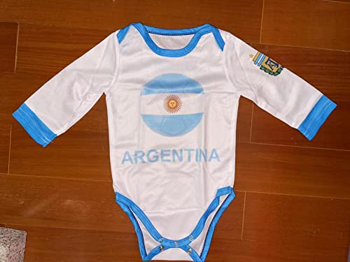 Dizi Argentina Sports Football Soccer World Cup Infant Baby Bodysuit Jersey Kit Boys Girls (Long Sleeve) (12 Months) #TOP4