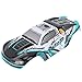 RiToEasysports RC Car Shell Body,PVC High Impact Resistance Wheelbase Car Shell RC Car Body Shell Frame Compatible with SCY 16101PRO 1/16 RC Car (Cyan)