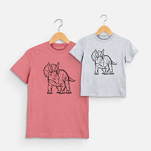 Inkopious Triceratops Dinosaur Kids T-Shirt4