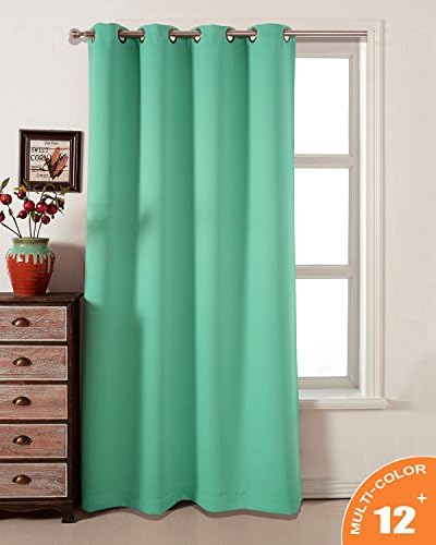 AMAZLINEN Sleep Well Blackout Curtains Toxic Free Energy Smart Thermal Insulated,52 W X 84 L Inch,Grommet Top,1 Panel Pack