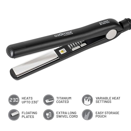 Image of OZOMAX GLINT PROFESSIONAL HAIR STRAIGHTENER