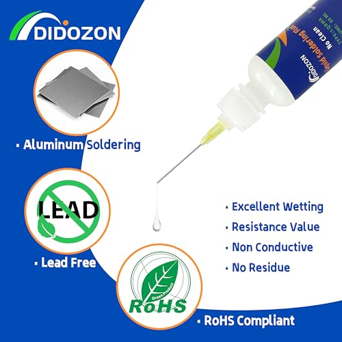 No Clean Liquid Soldering Flux Dropper, Rma Liquid Solder Flux For Electrical Soldering, Aluminium Soldering (50ml)