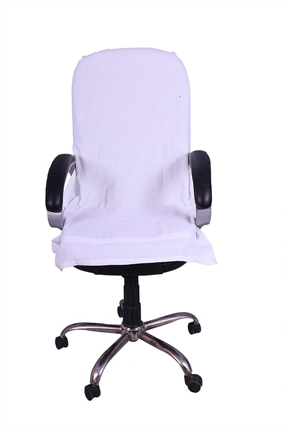 Image of Car Seat Towel Cover, Universal Size 76x152 cm, Soft and Comfortable Seat Protector for All Cars, Single Pack of 1 (1, Ch White, 30x60inc.)