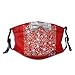 Produktbild Wiederverwendbar Gesichtsbedeckung,Weihnachtsmotiv Bowknot Sparkling Geschenk Herren Damen Multifunktionstuch Halstuch Kopftuch Bandanas