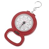 CLISPEED Handliche Kleine Federwaage Hohe Genauigkeit Tragbare Handwaage für Angeln Gepäck und Haushalt Kompakt Leicht Robust aus Metall und Kunststoff Zufällige Farbe Zufällige Farbe