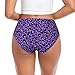 Nevjipu Womens Underwear Seamless - Purple Leopard print fashion Ladies No Show Underwear Briefs Panties Panty Bikini