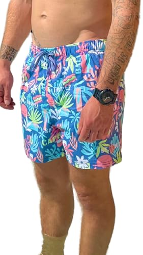 Boardshort garçon léger violet passé Haute Pression maillot séchage rapide