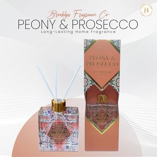 Brooklyn Fragrance Co. Difusor Aromático Peony & Prosecco 100ml miniatura 2