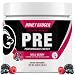 Natural Preworkout Performance Energy Supplement - Honey Badger Energizer BCAAs Amino Acid Powder for Running Men & Women - (Wild Berry, 30 Servings)