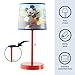 Idea Nuova Disney Mickey Mouse Table Lamp Red