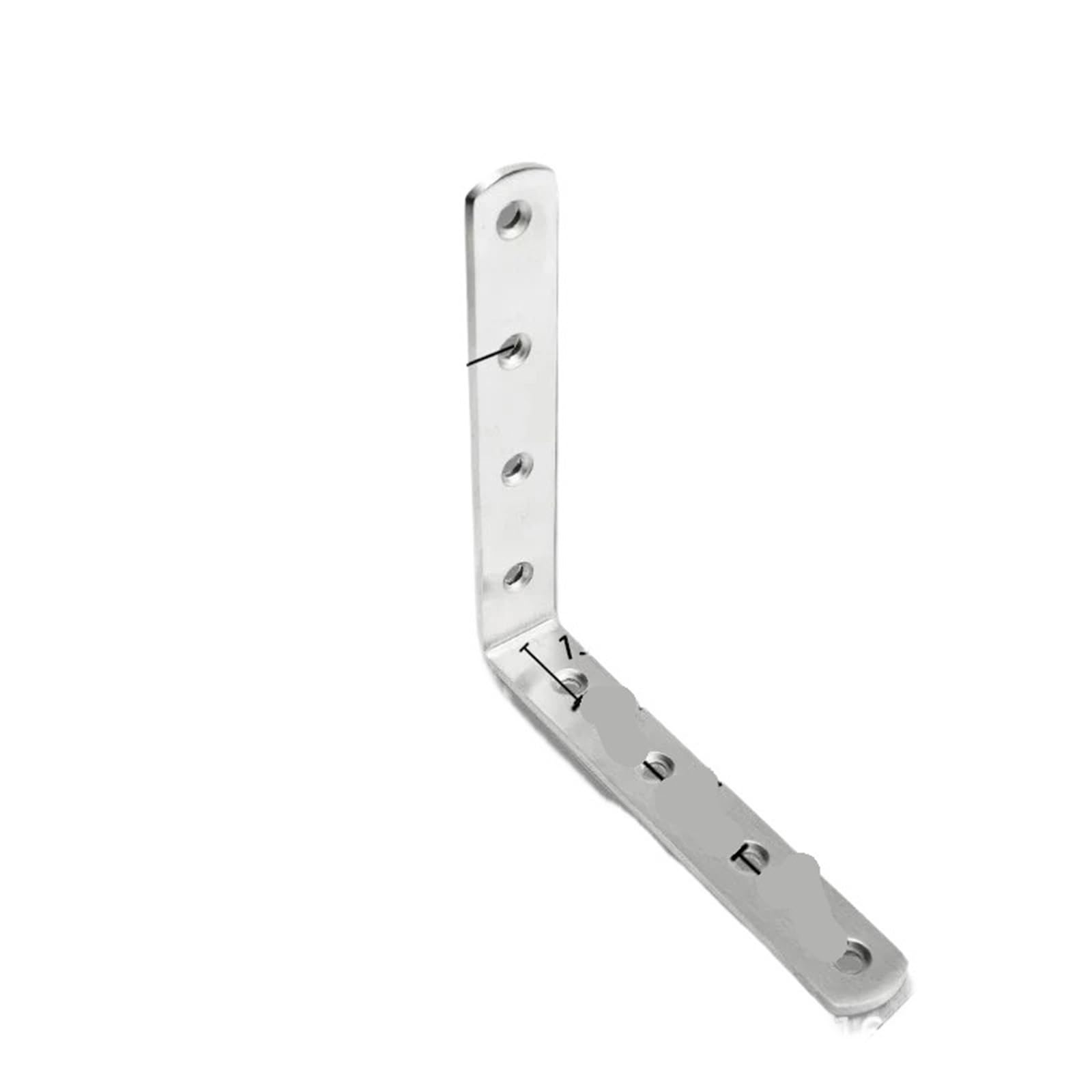 Soporte De Esquina De L 4 esquineros de acero inoxidable for muebles, soportes fijación 90 grados for armarios, mesas y sillas, hierro cuadrado para Muebles(125X125mm 4pcs)