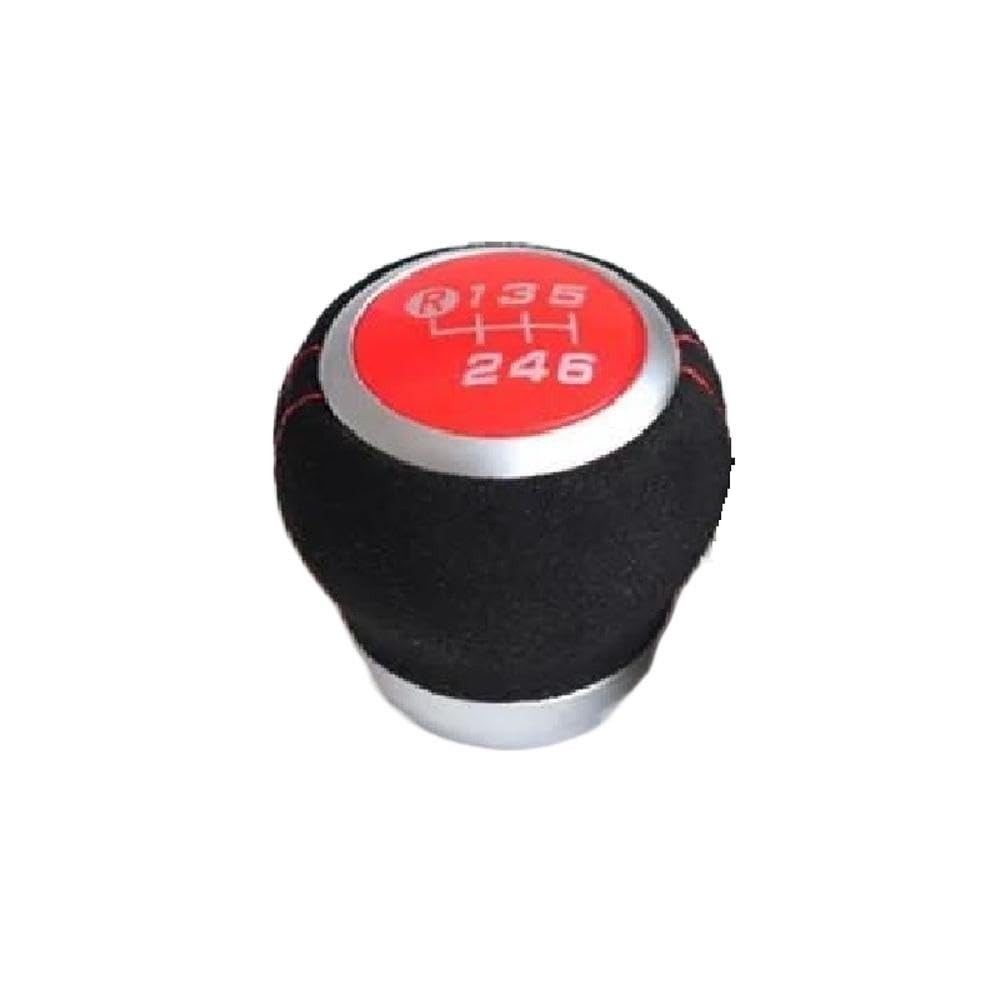 Sxqpocar Rl Anti Fur Leather 6 Speed Gear Shift Knob For Subaru Brz For Wrx For Sti For Outback For Legacy Gear Ball Head Shift Lever Head(Rl)