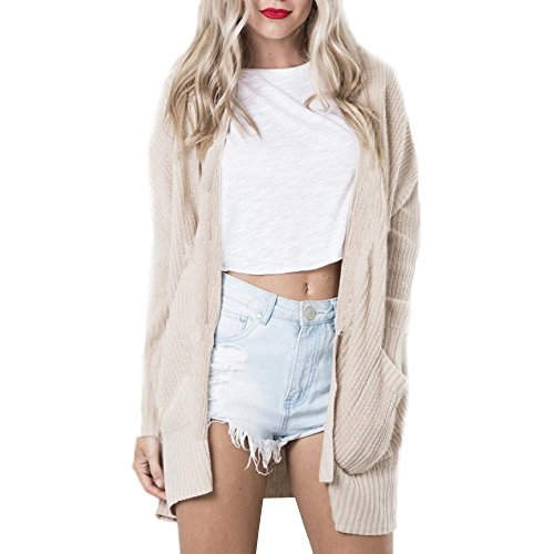 Vovotrade Women Winter Knitted Cashmere Poncho Capes Shawl Half Sleeve Cardigans Patchwork Sweater Coat (M, Beige) Vovotrade Women Winter Knitted Cashmere Poncho Capes Shawl Half Sleeve Cardigans Patchwork Sweater Coat (M, Beige)