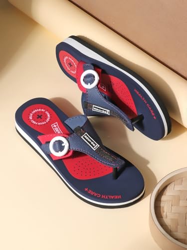 Image of Duosoft Flip Flop for Women | Soft Comfortable | Breathable | Fashionable | Stylish | Trendy | Super soft | Lightweight | Anti-Slip Sole | Indoor & Outdoor |DW-34-Brown