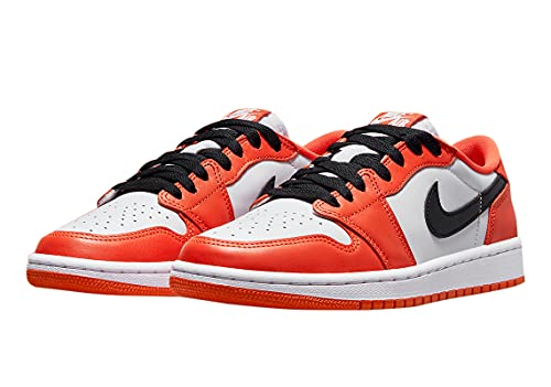 Big Kid's Jordan 1 Low OG Starfish Orange/Black-White (CZ0858 801) - 4.53