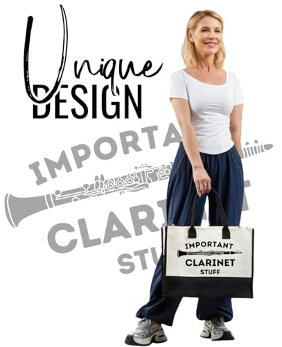 Bolsa Tote para clarinetistas con cierre y correa miniatura 2