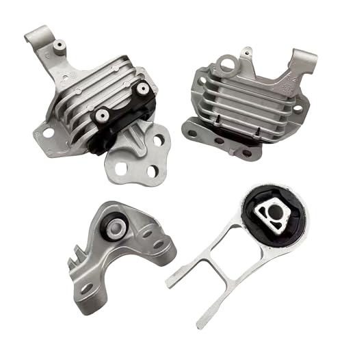 Engine Motor and Transmission Mount Set Fit for Jeep Cherokee 2014-2017 2.4L Replacement 68418876AB 68192831AF 68157441AD 68172353AD HeVibe 4PCS