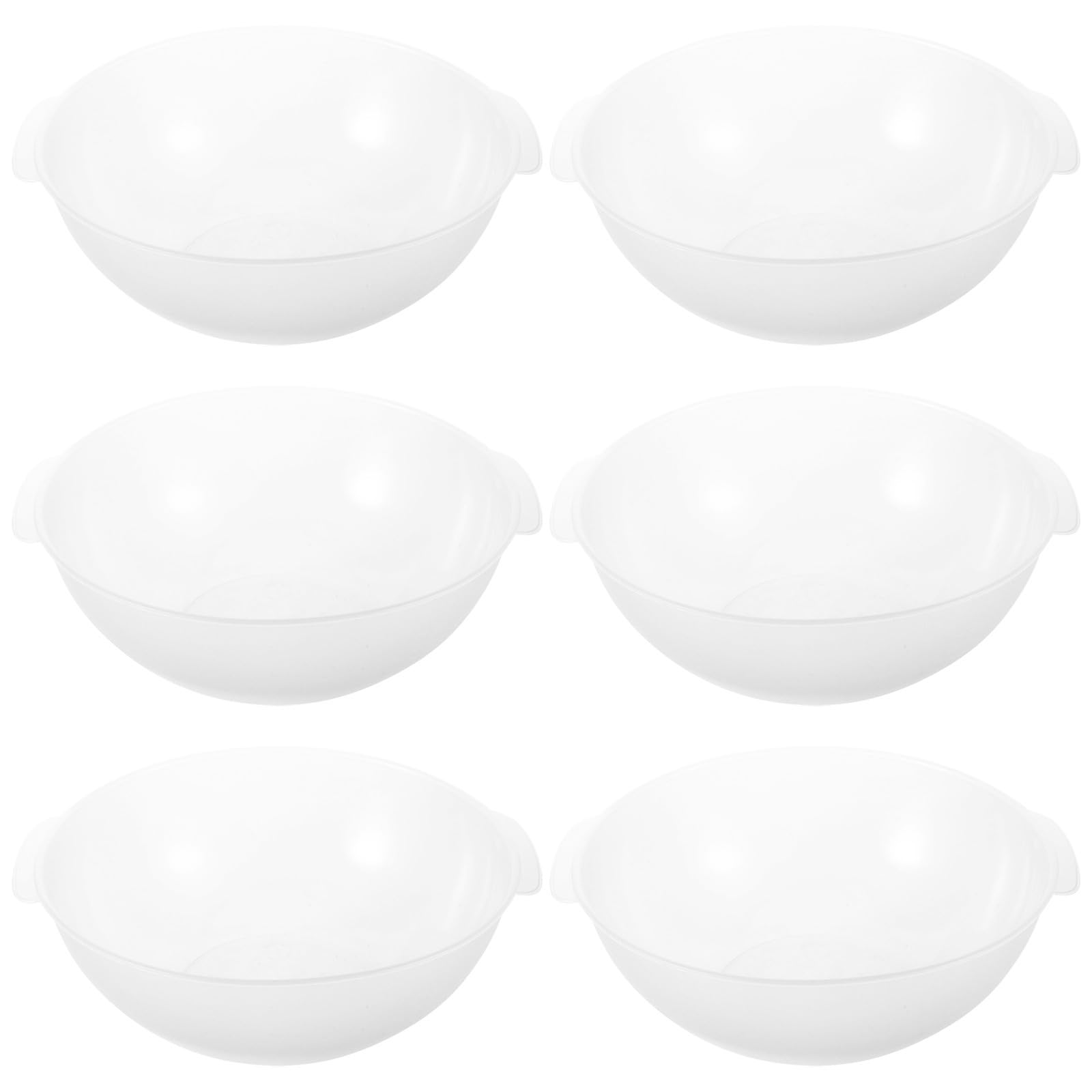 Bassine à laver résistante lot de 6 bacs empilables avec poignées