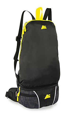 Marsupio Shuttle 18 Zaino Casual, 29 cm, 18 litri, Nero Giallo