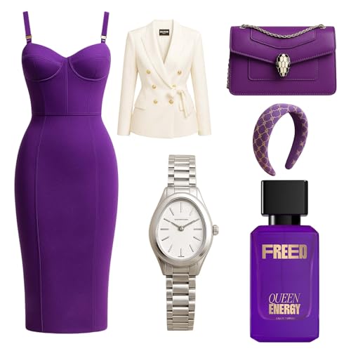 Image of FREED Queen Energy Eau De Parfum for Women | Royal Luxury Perfume with Black Currant, Vanilla & Cashmeran | Long Lasting Smell | Premium Gifts for Woman | 80 ml