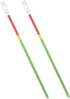 POPETPOP 2pcs Boy Girl Circumference Measuring Tape Non-Stretchable Plastic Ruler for Accurate Occipital Measurements for Pediatric Growth Tracking and Showers