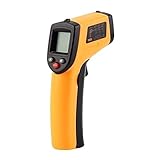 El uso fácil con 3 botones: unidad de medición ° C/° F, láser de encendido/apagado y retroiluminación on/off