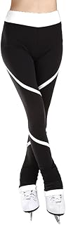 Welling Figure Skatin Pants Women's Girls' Winter Long Tight Ice Skating Pants for Outdoor Spandex Stretchy Training Competition Skating Wear