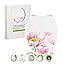 Produktbild SITZPLATZ WC-Sitz mit Absenkautomatik, Blumen Dekor Blütenzauber, Toilettensitz mit Holzkern & Fast-Fix Schnellbefestigung, Standard O Form oval, Metallscharnier, Motiv WC Deckel Blume, 40119 7