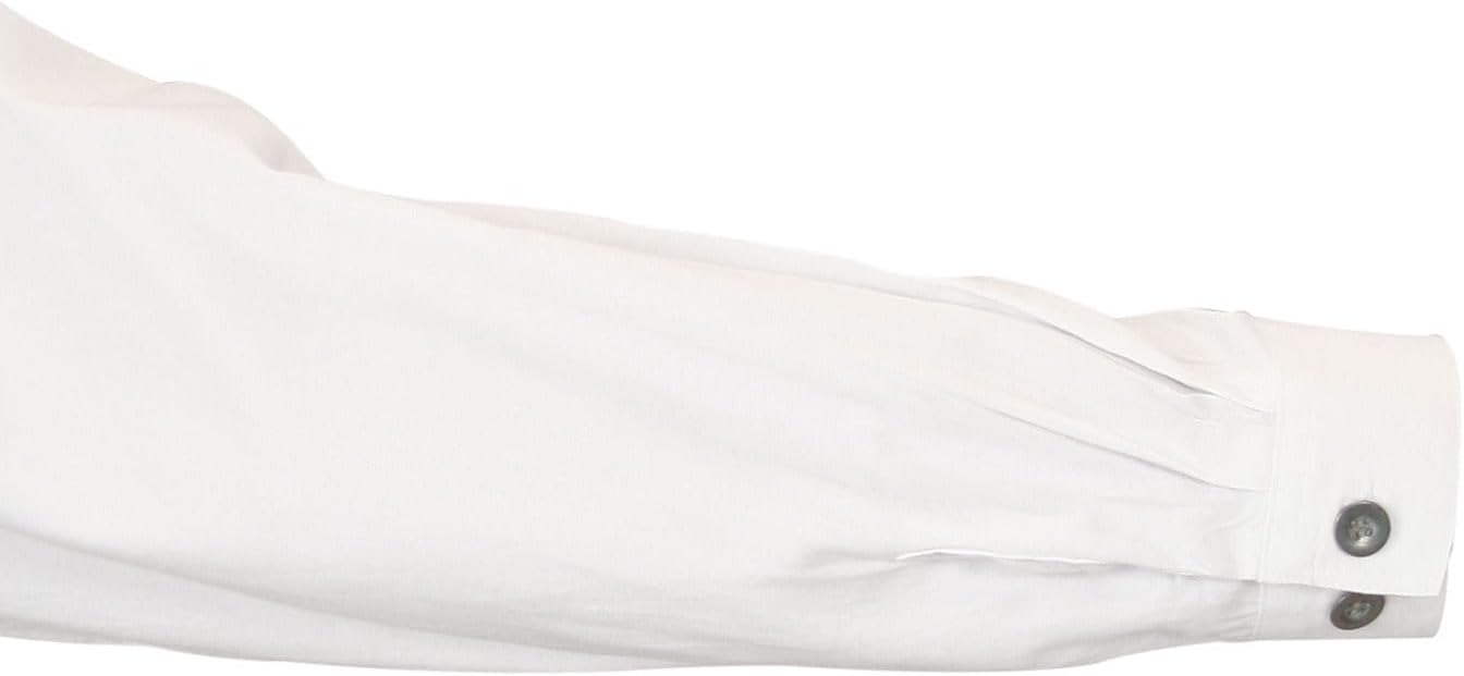 Historical Emporium Men's Banker Club Collar Pleated Cotton Dress Shirt, Victorian Edwardin Period Formal Costume Reenactment