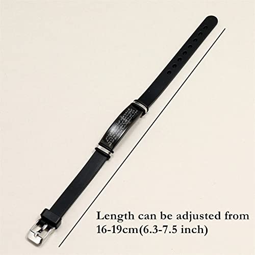 Adjustable Ayatul Kursi Quran Verse in Arabic Islamic Allah Protection Bracelet Bangle for Women Men Holy Quranic Verse Engraved Religious Jewelry for Protection2