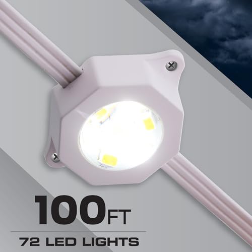 Energizer Smart Permanent Outdoor RGB+IC Lights, 100ft, 72 LED Sound Reactive Eaves Lights, Weather & Water Resistant, App & Voice Control with Alexa, Siri, Google, Grouping, Scheduling, 2.4GHz Wi-Fi - image 7