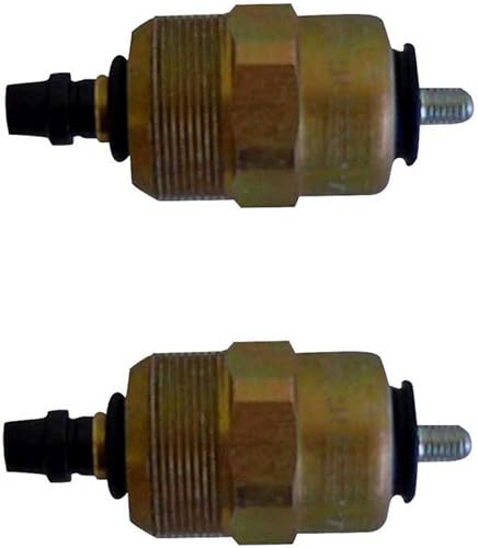 MaxLLTo Paquete de 2 solenoides de repuesto para apagado de combustible 4225404M1 para Ford New Holland 3830 4030 4330V TL100 TL70 TL80 TL90 modelos