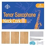 Tenor Saxophone Sax Joint Cork Replacement Kit, Saxophone Cork, Glue, Knife, Taping and Sandpaper