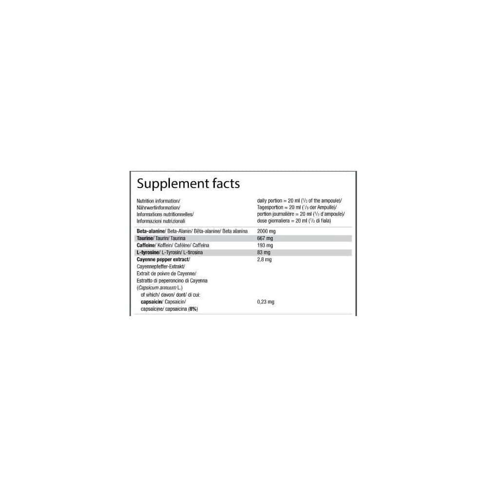 Olimp Sport Nutrition | R-weiler Shot (60ml) | Shooters énergétiques | Taurine, l-tyrosine, caféine - Cola