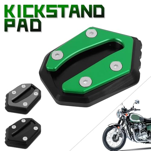 Coussin d'agrandissement du support latéral W800 extension béquille finition alu