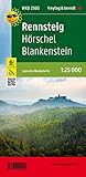  Rennsteig - Hörschel - Blankenstein, Wanderkarte Leporello 1:25.000 (freytag & berndt Wander-Rad-Freizeitkarten)
