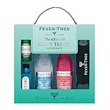 Fever-Tree Ultimate Gin & Tonic Experience, with 2 x 5cl gins, 2 x 200ml tonics and a branded bar blade.