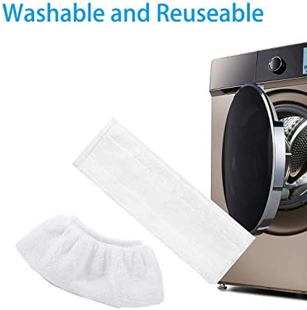Microfibre Cloth Set for Karcher Steam Cleaner EasyFix SC2 SC3 SC4 SC5 (3 Pack for Hand Nozzle + 3 Pack for Floor Nozzle)