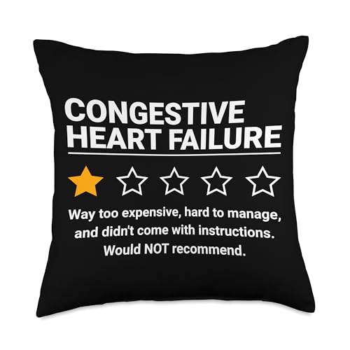 Congestive Heart Failure Awareness Throw Pillow