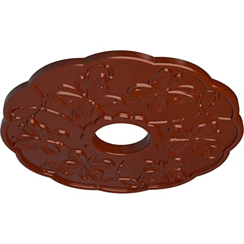 Image of Ekena Millwork CM17TSFIFDecorative Ceiling Medallions Modeled After Original Historical Patterns & Designs, FireBrick