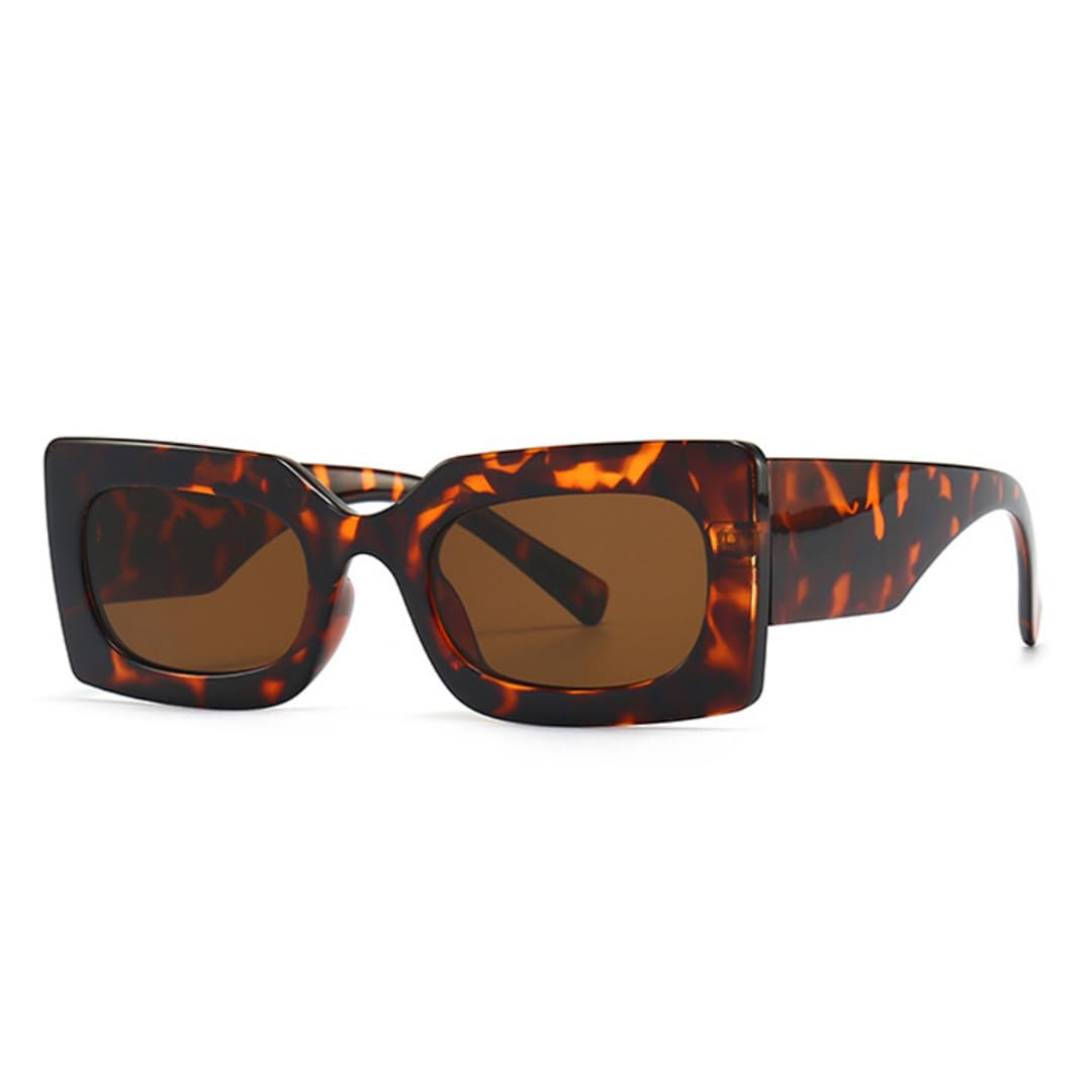 Lunettes de soleil rectangulaires rétro aux verres dégradés tendance - 7