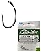 Gamakatsu Barbless C12-BM Large Eye Midge Hook-Pack Of 25 (Black, 30)