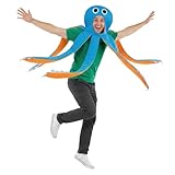 fun shack Adult Octopus Costume, Sea Creature Costume, Under The Sea Costumes, Halloween Costumes for Men