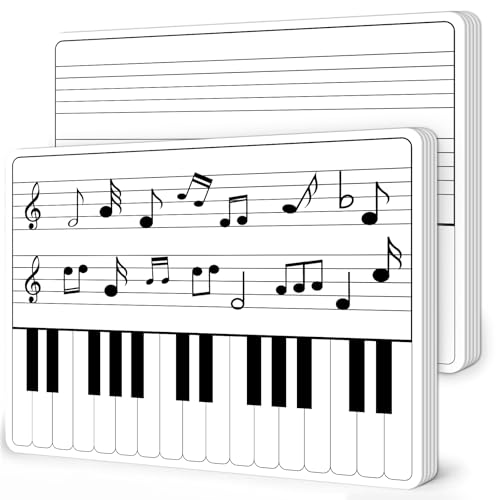 24Pcs Dry Erase Keyboard Practice Boards for Stude