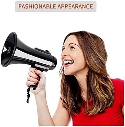 TIST Portable Megaphone with Siren Megaphone Handheld Megaphone Megaphone Recording Lightweight Outdoor Megaphone Speakers Clear Voice