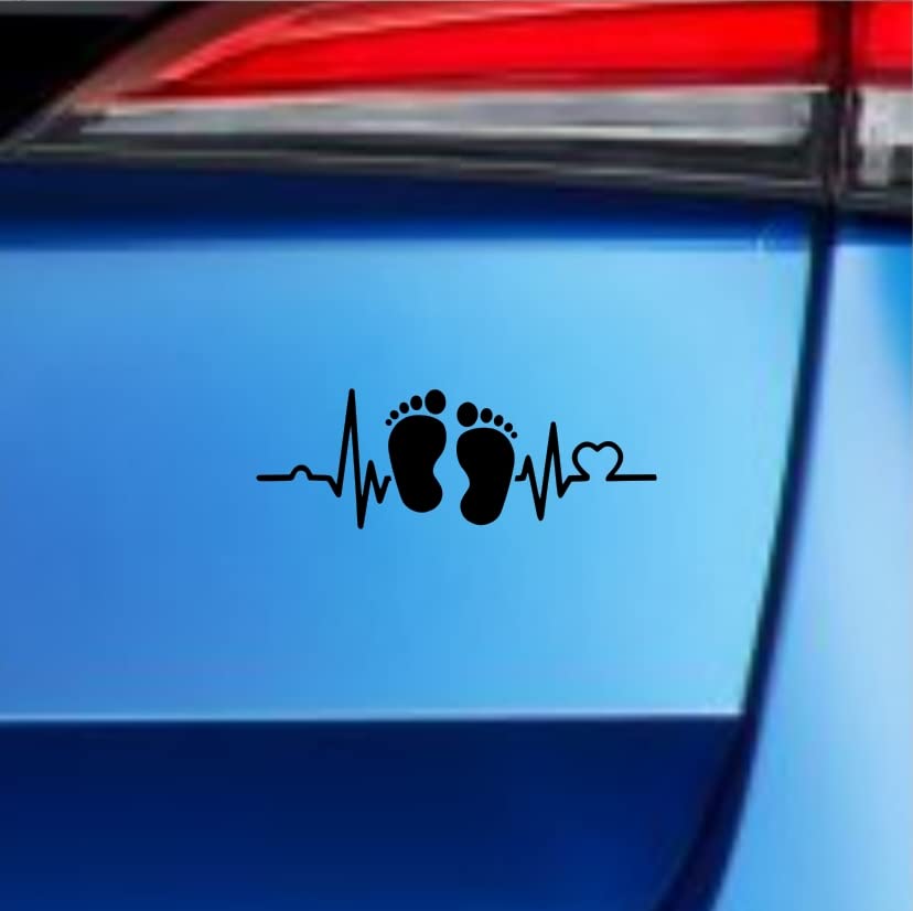 Baby Füße Engelsflügel - Neugeborenes - Engel Baby' Sticker