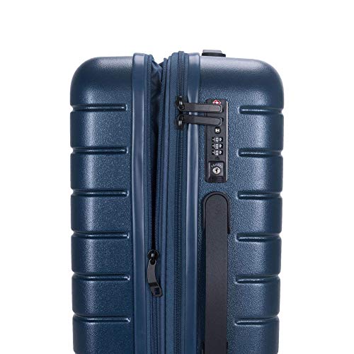 Image of Sherrpa Destiny Hardside Collection Polycarbonate Expandable Luggage Trolley with Spinner Wheels and TSA Approved Combination Lock (Cabin Size -20 inch, Mint)