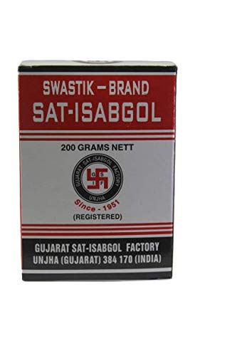 Swastik Brand Sat Isabgol (Psyllium Husk) For Constipation, Diarreah, Weight Loss and Tummy Problems - 200g (B08B8MX8XT) Amazon Price History, Amazon Price Tracker